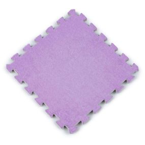 Підлога-пазл плюшева ФІОЛТИВИЙ 30*30*1cm (D) SW-00002086