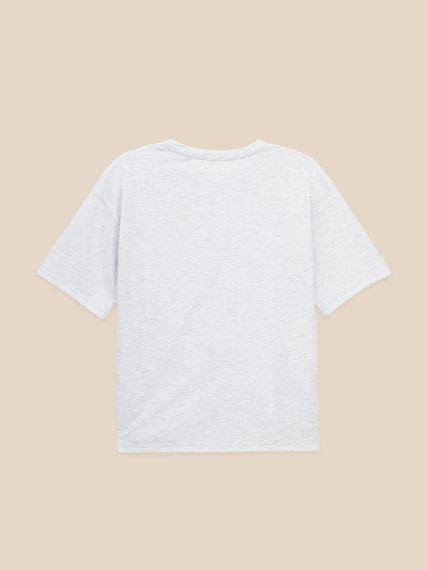 Футболка однотонна жіноча LAWA WBC02301 2XL Світло-сірий меланж shop (2000999613883) | Зображення 2