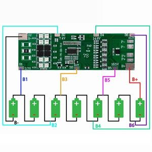 BMS 7S 30А Li-Ion 18650 XR-7s-ZD-30A 29.4V с балансиром | Зображення 1