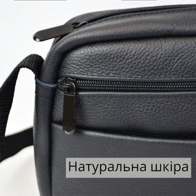 Чоловіча чорна сумка, Органайзери сумка-барсетка через плече, Поштова сумка-месенджер UQ-16