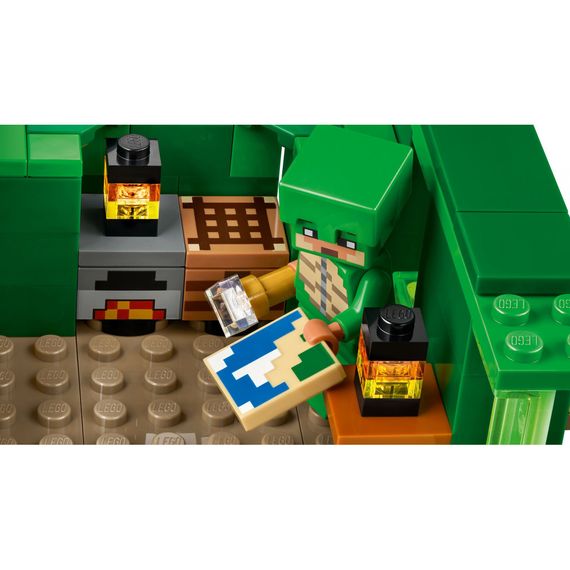 Конструктор LEGO Minecraft Пляжний будинок у формі черепахи 234 деталей (21254) | Зображення 7