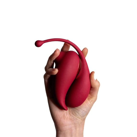 Набір смарт-вібраторів Adrien lastic Inspiration кліторальний вакуумний стимулятор+віброяйце, червоний Sex Aura | Зображення 3
