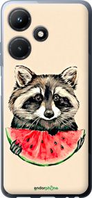 Чохол на Infinix Hot 30i Єнотик з кавуном "4605u-3045-2448"