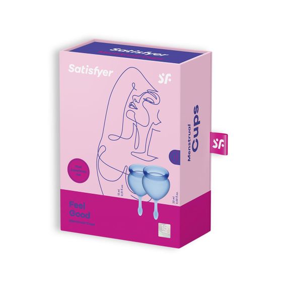Менструальні чаші Feel Good Menstrual Cup dark blue Sex Aura | Зображення 4