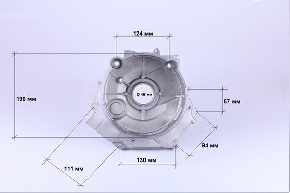 Крышка блока (под генератор)  мотоблок 177F  генератор 2-3,5 KW | Зображення 3