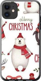 Чохол на iPhone 11 Merry Christmas із силікону FCh_024363