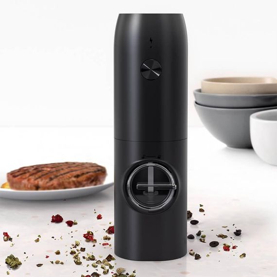 Мельница для перца и специй электрическая Maestro MR-1615-BLACK с USB-зарядкой | Зображення 1