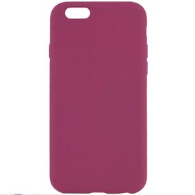 Чехол Silicone Case Full Protective (AA) NO LOGO для Apple iPhone 6/6s (4.7") Красный / Rose Red