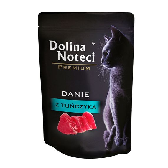 Влажный корм для котов с тунцом Dolina Noteci Premium Cat Pouch Tuna, 85 гр