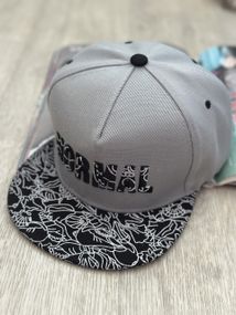 Кепка снепбек (Snapback) Normal Сірий з чорним 56-61р (9100)