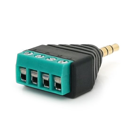 Роз. для подключения miniJack 2.5 Stereo (4 контакта) с клеммами под кабель Q100 | Зображення 1