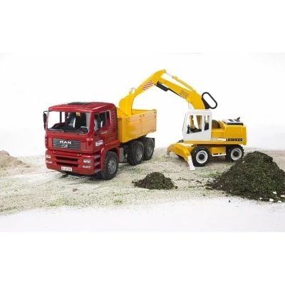 Спецтехника Bruder Грузовик МАN TGA и экскаватор Liebherr 1:16 (02751) | Зображення 2