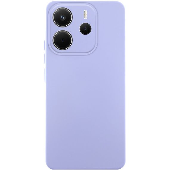 Чехол Silicone Cover Lakshmi Full Camera (AAA) для Xiaomi Redmi Note 14 4G (Int. version) Сиреневый / Dasheen