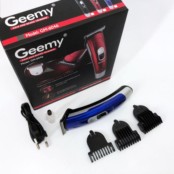 Машинка для стрижки хорошая Gemei GM-6046, Машинка для стрижки волос и бритья, Триммер беспроводной IP-55 | Зображення 6