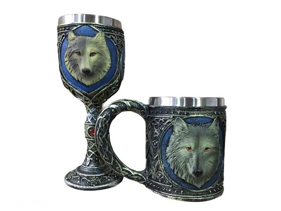 Подарунковий набір Чашка Келих 3 Вовк Подарунок | Зображення 1