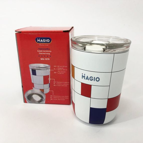 Термокухоль Magio MG-1070 0.35 л, Термокухоль для дітей, Термос для питної води, Термос для кави | Зображення 5