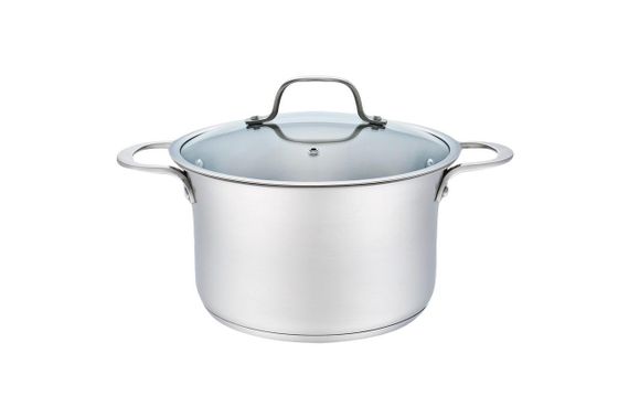Каструля неіржавка Maestro — 200 мм x 2,5 л із кришкою