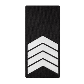 Погон Camotec НПУ Старший Сержант (5*10) Чорний/Рефлект (9238)