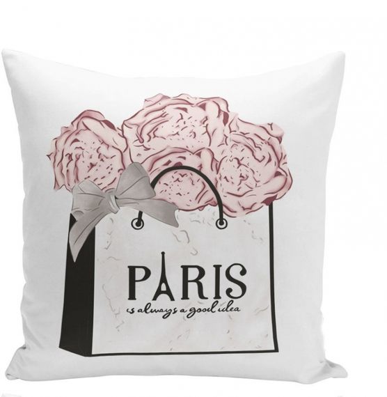 Подушка Paris is always a good idea  35х35см