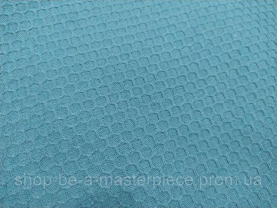 Рушник вафельний для обличчя 50*90 синій подарунок 03885 | Зображення 2