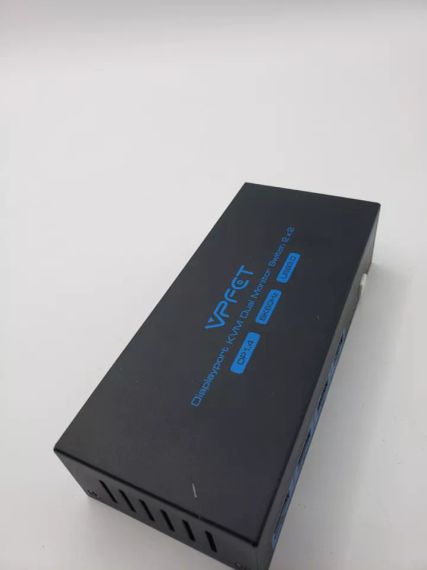VP-SW223 4K HDMI KVM-перемикач 2x2, два монітори та порти | Зображення 1