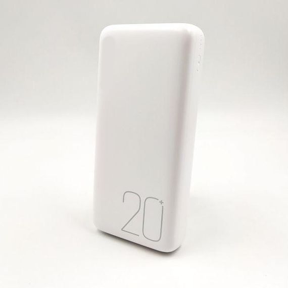 Павербанк зовнішній акумулятор XPRO PR183 20000 mAh з індикацією зарядки білий (32732-01) | Зображення 3