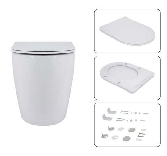 Набір Qtap Nest 4 в 1 підвісний унітаз Robin Ultra Quiet 520x365x365 + комплект інсталяції QT13332381AW47503 | Зображення 3