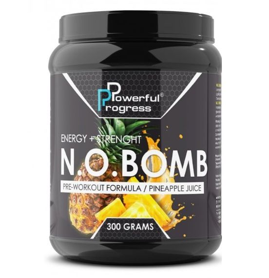 Комплекс до тренування Powerful Progress N.O.BOMB 300 g /30 servings/ Pineapple
