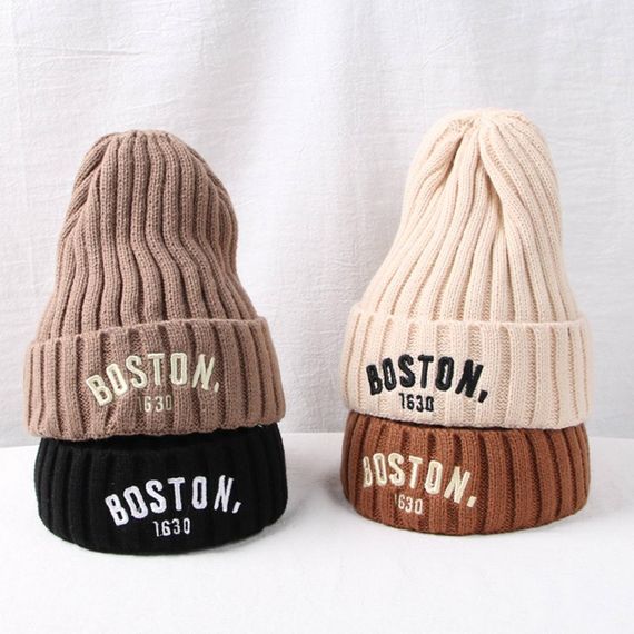 Дитяча тепла шапка Бостон Boston 47-52р 3-5років  Молочний (2216) | Зображення 5