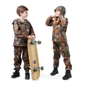 Костюм дитячий ARMY KIDS Скаут Soft-Shell теплий камуфляж Дубок