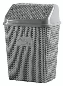 Контейнер для сміття Violet House 0026 Виолетта ANTRASIT 10 л
