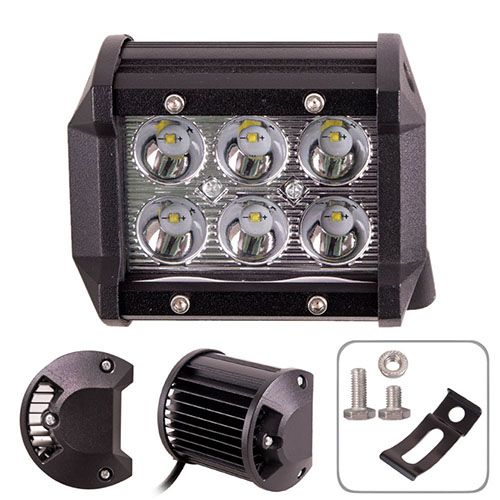 Фара робочого світла WLP - 21S6 SPOT 6Led*4W (95*75*75)10-30V/24W/6000K | Зображення 3