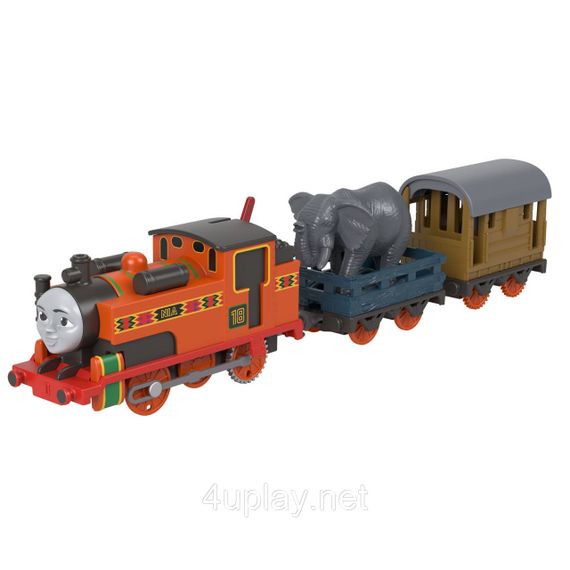 Классический моторизованный поезд Ния из юбилейной серии к 80-летию Thomas & Friends Оригинал Fisher-Price | Зображення 1