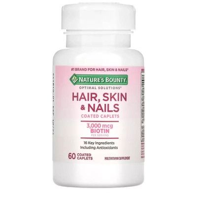 Витаминно-минеральный комплекс Nature's Bounty Витамины для Волос, Кожи и Ногтей, Hair, Skin & Nails, 60 | Зображення 2