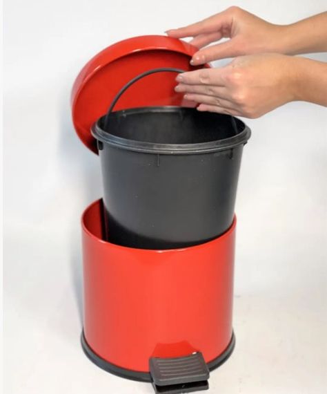 Відро для сміття з педаллю Mertinox 3 л червоне 4501.1825S.104.03 | Зображення 2