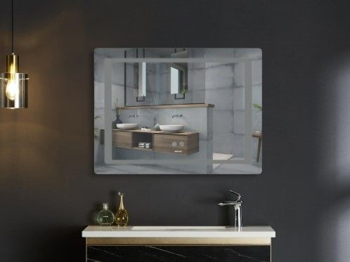 Дзеркало Mixxus STYLE MR13-90x70-REVERSE з LED Touch, Anti-fog, димером, регулюванням яскравості (MI6667) | Зображення 2