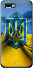 Чехол на Oppo A5S Флаг и герб Украины 1 "375u-1892-17620"