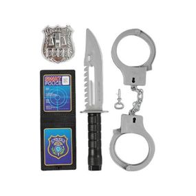 Набор игровой Полицейский JL 111-9 Черный