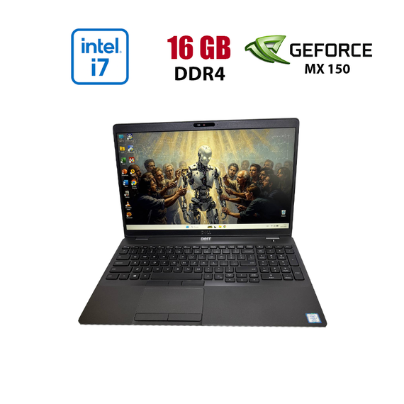 Ноутбук Dell Latitude 5501 / 15.6" (1920x1080) IPS / Intel Core i7-9850H (6 (12) ядра по 2.6 - 4.6 GHz) / 16 GB DDR4 / 256 GB SSD / nVidia GeForce MX150, 2 GB GDDR5, 64-bit / WebCam б/в