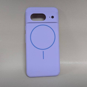 Чохол Google Pixel 8 MagSafe м'який Софт Тач Протиударный Бузковий