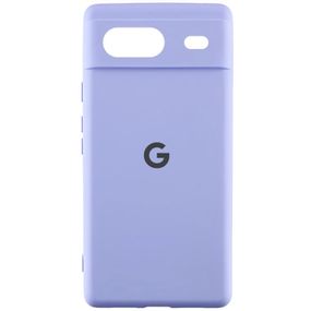 Чехол Silicone Cover Lakshmi Full Camera (AAA) with Logo для Google Pixel 8a Сиреневый / Dasheen
