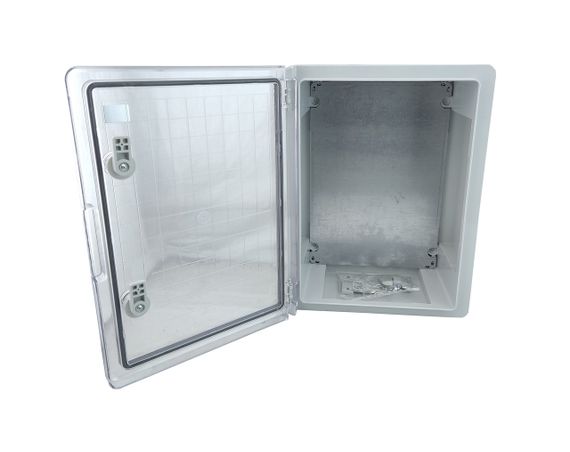 Корпус пластиковый ЩМПп-400х300х170 прозрачные двери ABS IP65 Ny95504608 | Зображення 1