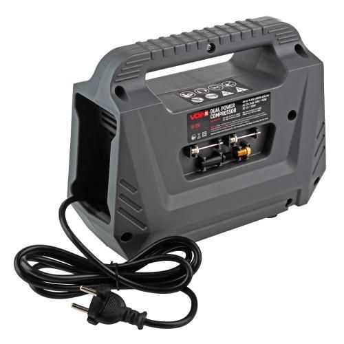 Компресор автомобільний "VOIN" VC-220 116psi/10А/25л/AC /DC/Автостоп | Зображення 2