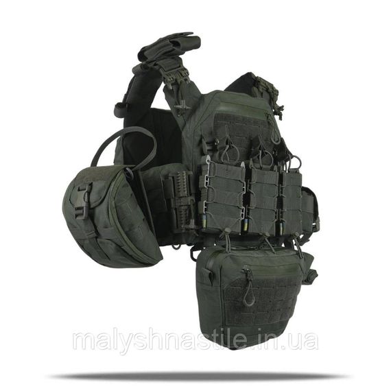 Плитоноска швидкоскидна KIBORG GEN II +8 підсумків хакі | Зображення 2