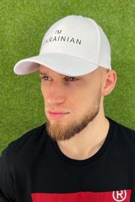 Мужская бейсболка «I`m Ukrainian» (1392) белый