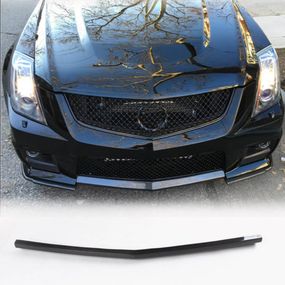 Передний Бампер Лип V2 для CTS V Coupe, Карбон для Cadillac CTS 2007-2014 гг