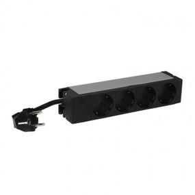 PDU Legrand 4 розетки 2К+3 немецкий стандарт шнур питания 1м 10'' 16А (646801)