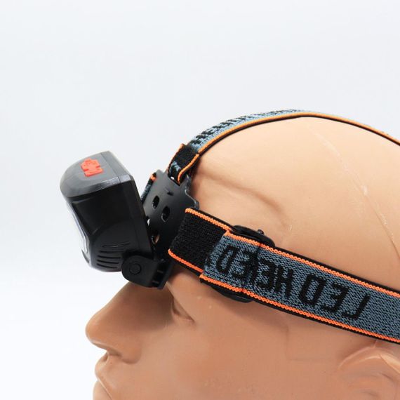 Налобний ліхтар акумуляторний з USB, 3 режими, BL 203 COB / Світлодіодний ліхтарик на голову | Зображення 8