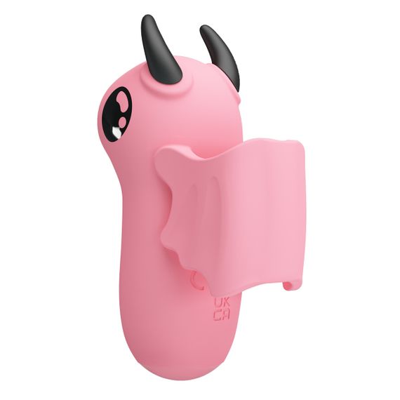 Стимулятор для клітора Pretty Love Magic Devil з сосанням та електростимуляцією, рожевий, 6.9 см sexstyle | Зображення 5