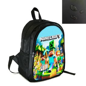 Рюкзак міський/шкільний 38×28см з принтом Minecraft Кріпер дитячий, підлітковий, спортивний (4189)